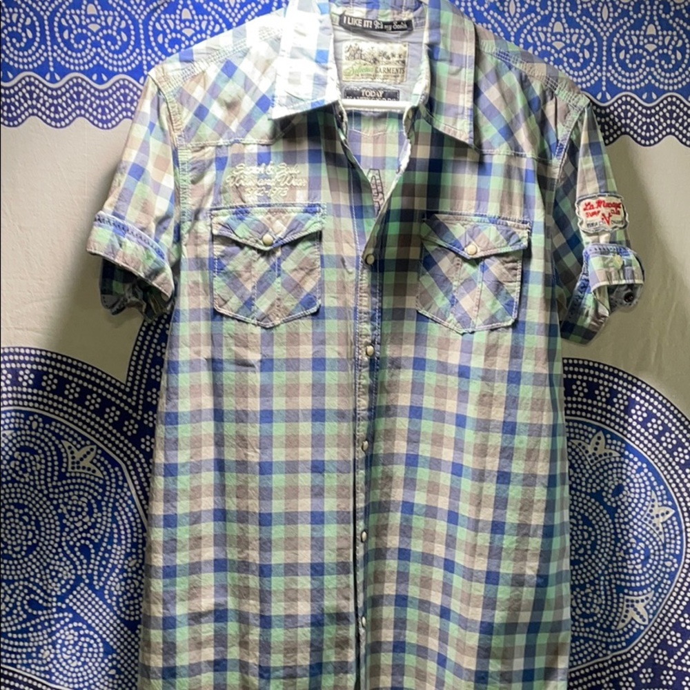 Scotch and Soda short sleeve button down